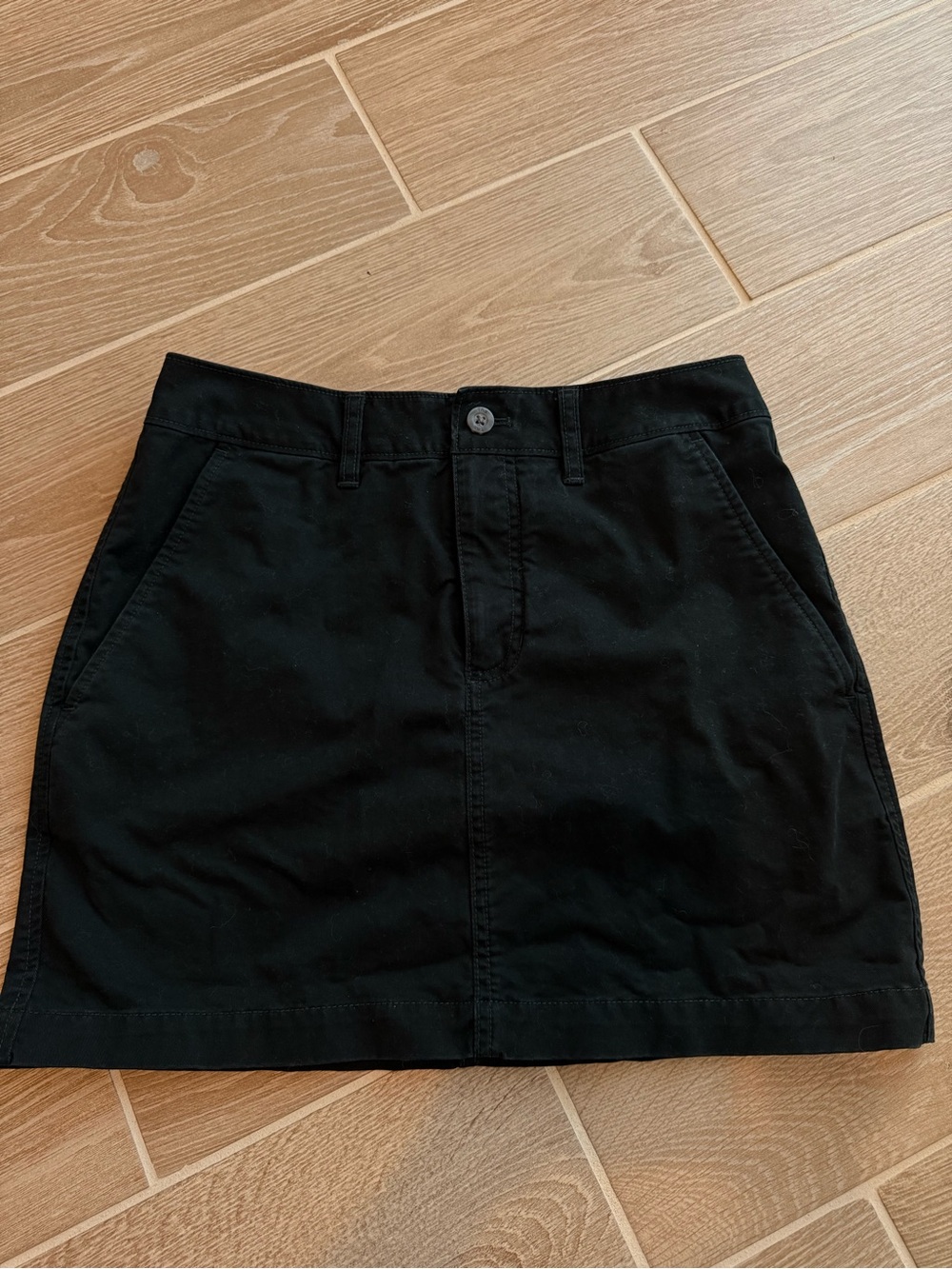TNA Black Mini Skirt with Front Pockets